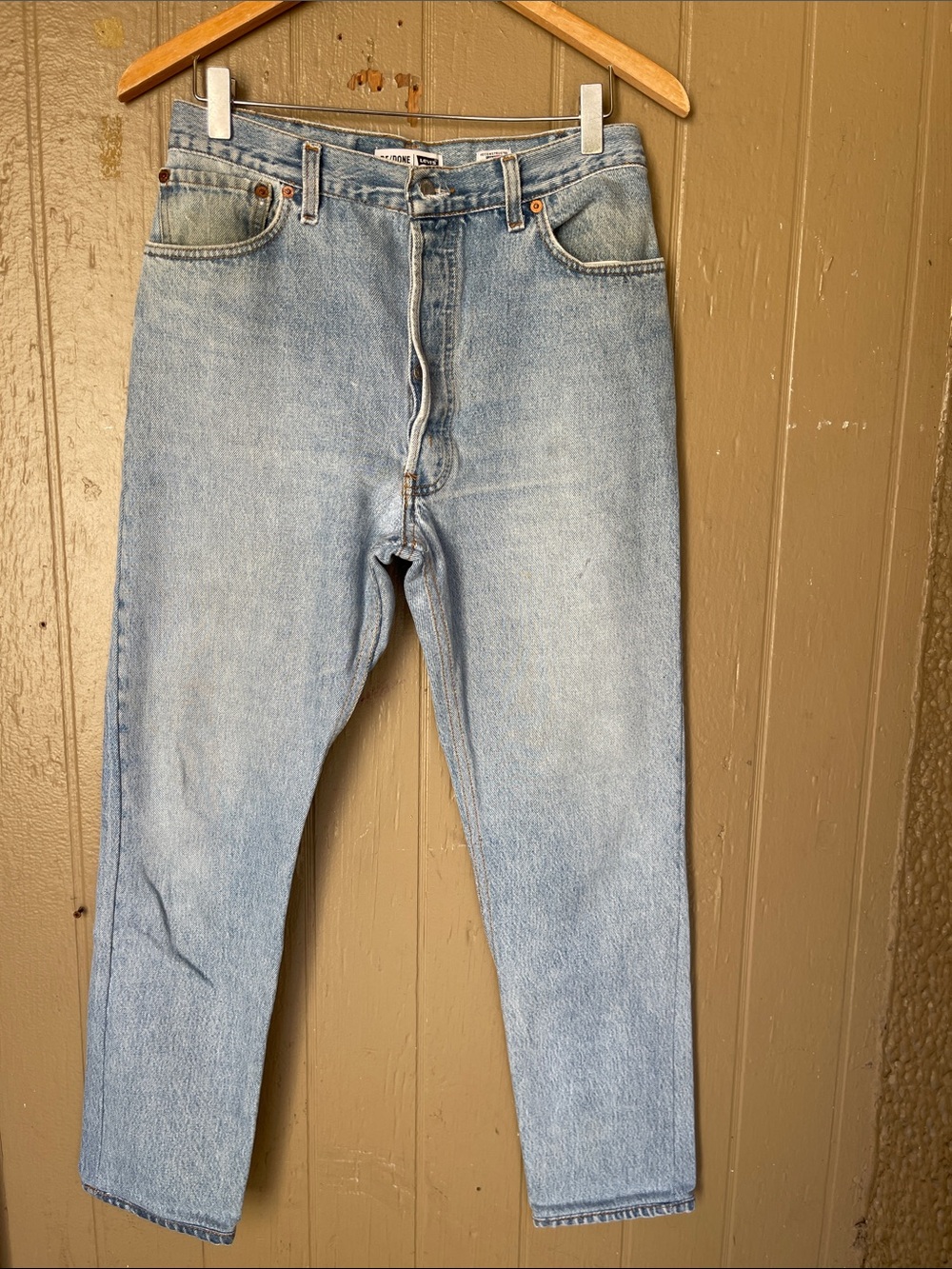 Re/Done Levi’s Light Blue Men's ClassiStraight Jeans